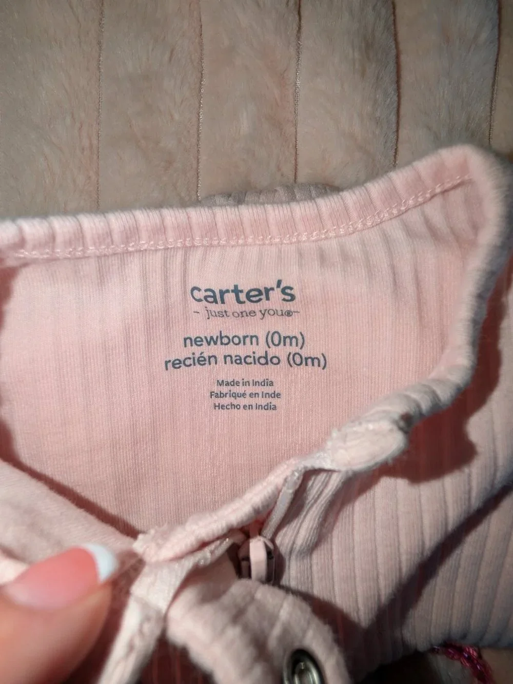 Newborn Baby Girl Onesie Bundle Gerber Carter's 5 Piece